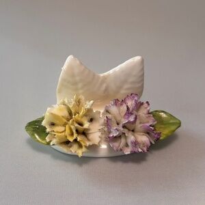 🚨 Clearance 🚨 Coalport Bone China Flower Place Card Holder